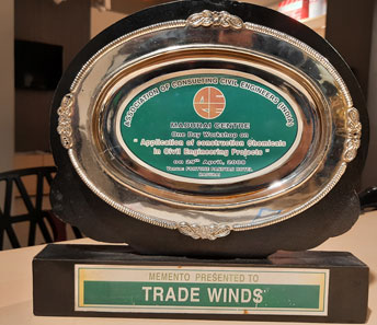 Tradewinds Certificates and Awards